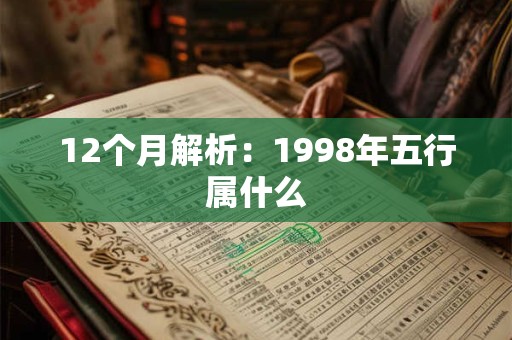 12个月解析：1998年五行属什么