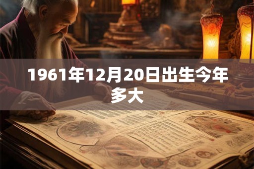 1961年12月20日出生今年多大