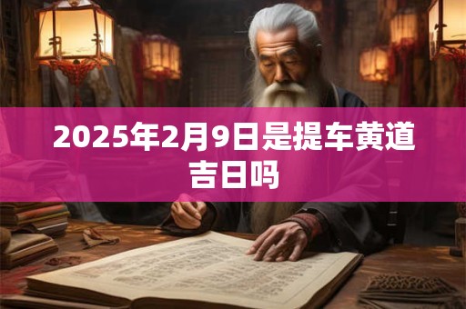 2025年2月9日是提车黄道吉日吗