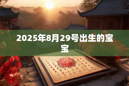 2025年8月29号出生的宝宝
