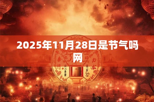 2025年11月28日是节气吗网