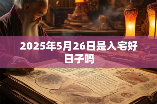 2025年5月26日是入宅好日子吗