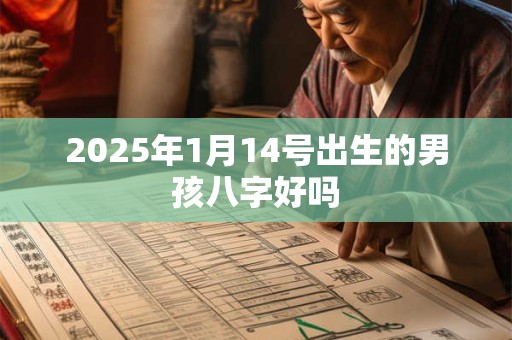 2025年1月14号出生的男孩八字好吗 2025年1月14号出生的男孩八字好吗