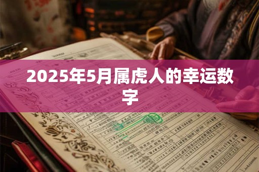 2025年5月属虎人的幸运数字