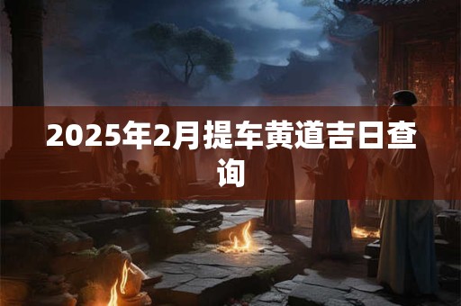 2025年2月提车黄道吉日查询
