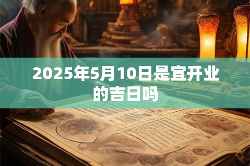 2025年5月10日是宜开业的吉日吗