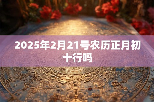 2025年2月21号农历正月初十行吗