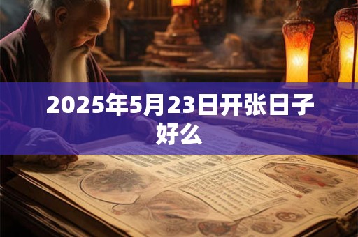 2025年5月23日开张日子好么