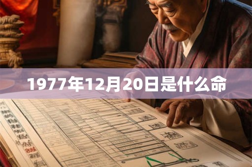 1977年12月20日是什么命
