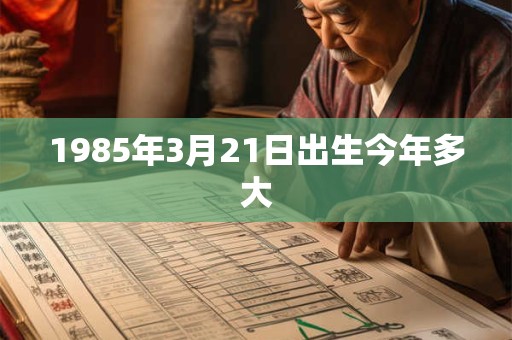1985年3月21日出生今年多大