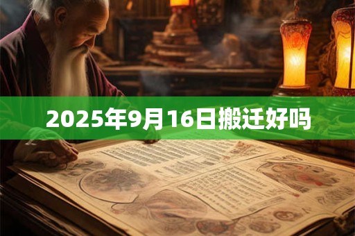 2025年9月16日搬迁好吗