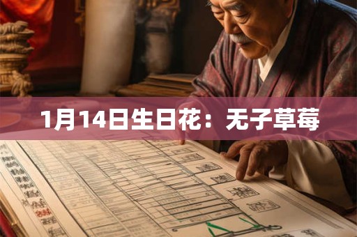 1月14日生日花：无子草莓