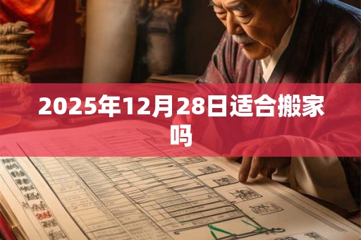 2025年12月28日适合搬家吗 2025年12月28日适合搬家吗