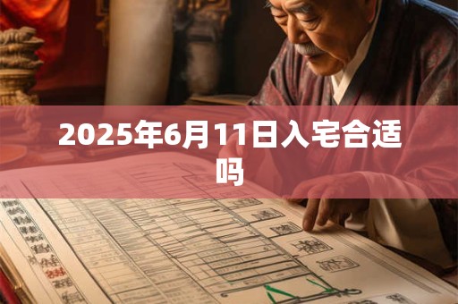 2025年6月11日入宅合适吗 2025年6月11日入宅合适吗