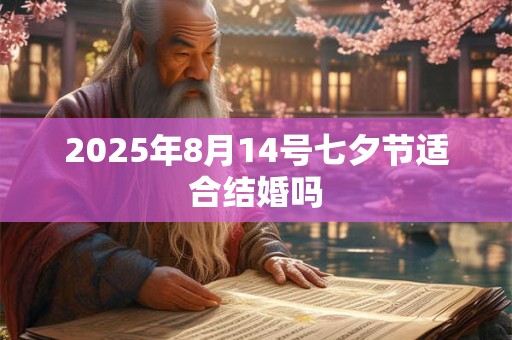 2025年8月14号七夕节适合结婚吗