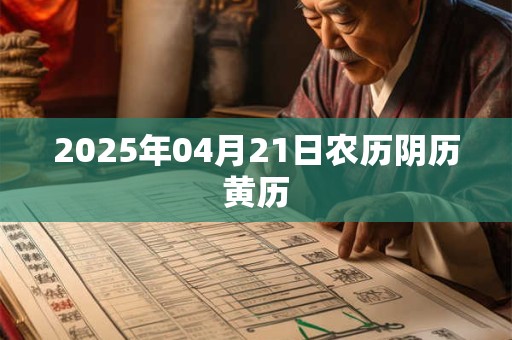 2025年04月21日农历阴历黄历