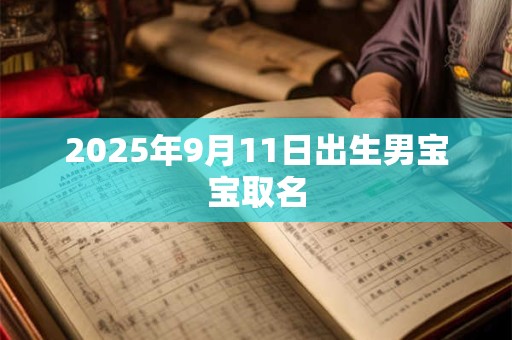2025年9月11日出生男宝宝取名 2025年9月11日出生男宝宝取名