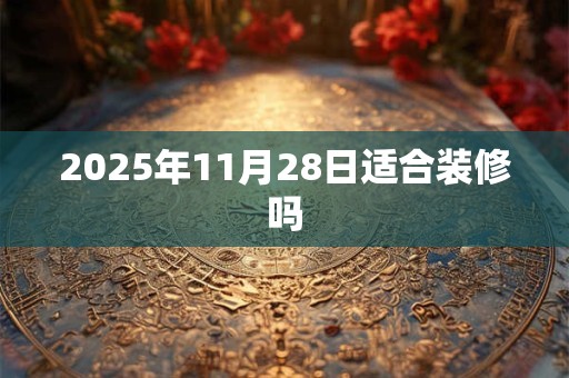 2025年11月28日适合装修吗 2025年11月28日适合装修吗
