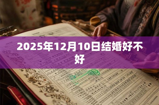 2025年12月10日结婚好不好
