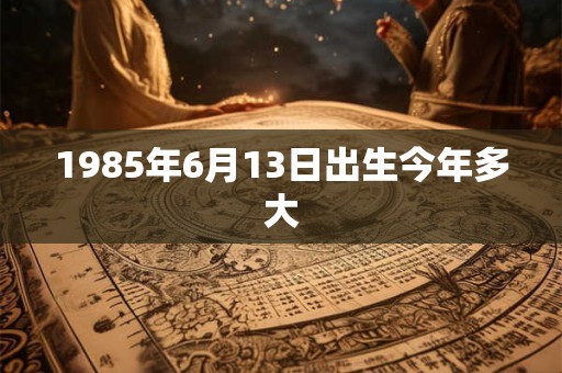 1985年6月13日出生今年多大