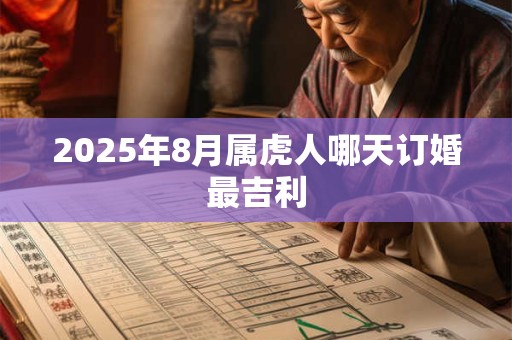 2025年8月属虎人哪天订婚最吉利 2025年8月属虎人哪天订婚最吉利