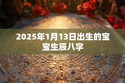 2025年1月13日出生的宝宝生辰八字