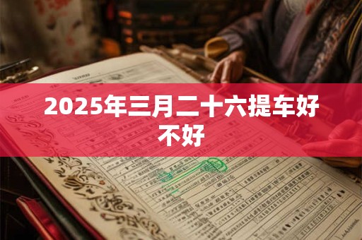2025年三月二十六提车好不好