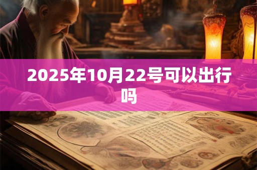 2025年10月22号可以出行吗