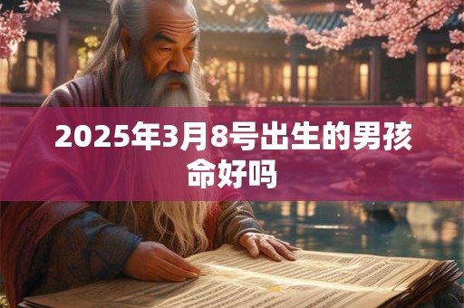 2025年3月8号出生的男孩命好吗