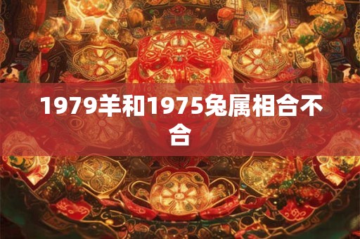1979羊和1975兔属相合不合