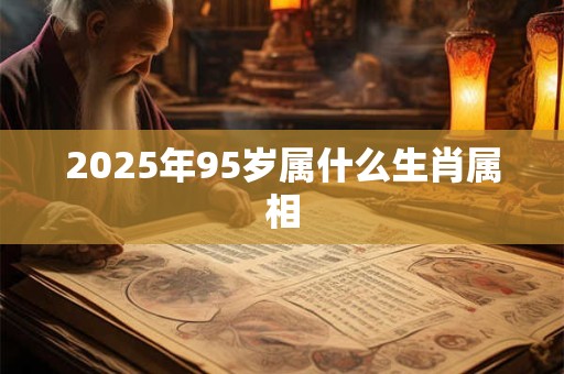 2025年95岁属什么生肖属相