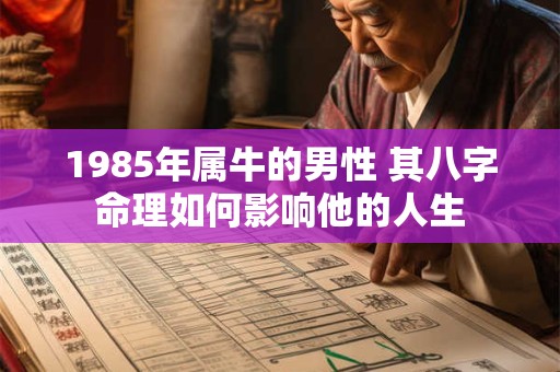 1985年属牛的男性 其八字命理如何影响他的人生