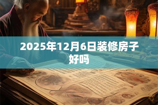 2025年12月6日装修房子好吗