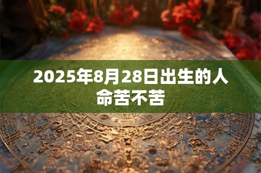 2025年8月28日出生的人命苦不苦