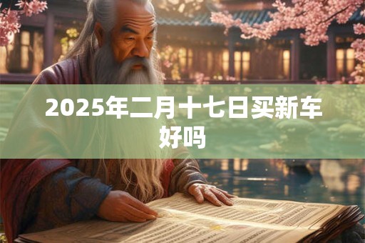 2025年二月十七日买新车好吗