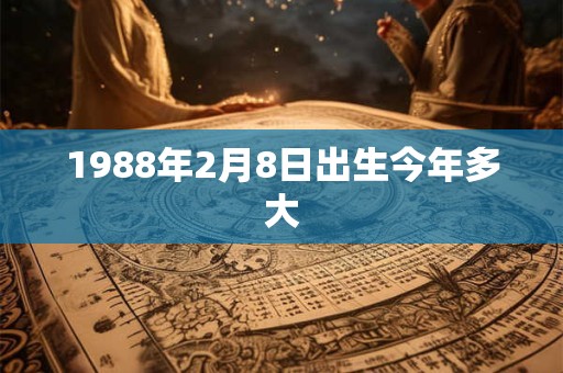 1988年2月8日出生今年多大