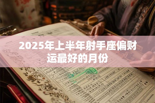2025年上半年射手座偏财运最好的月份