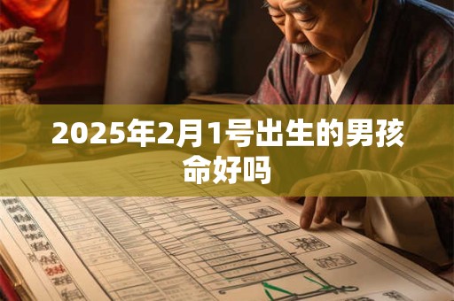 2025年2月1号出生的男孩命好吗