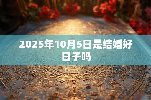 2025年10月5日是结婚好日子吗