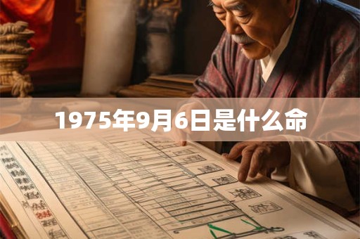 1975年9月6日是什么命