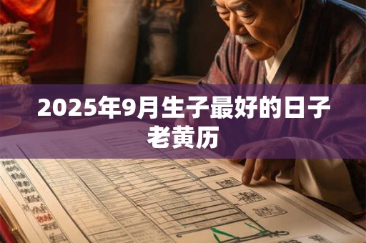 2025年9月生子最好的日子老黄历