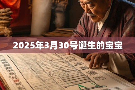 2025年3月30号诞生的宝宝