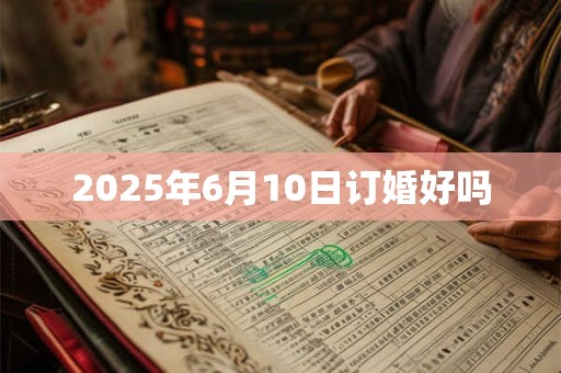 2025年6月10日订婚好吗