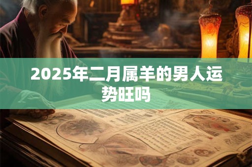 2025年二月属羊的男人运势旺吗