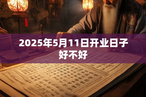 2025年5月11日开业日子好不好