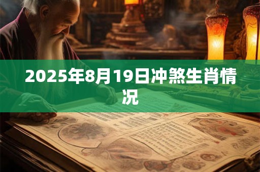 2025年8月19日冲煞生肖情况