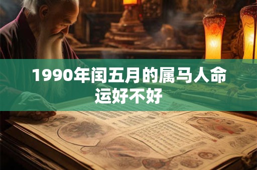 1990年闰五月的属马人命运好不好