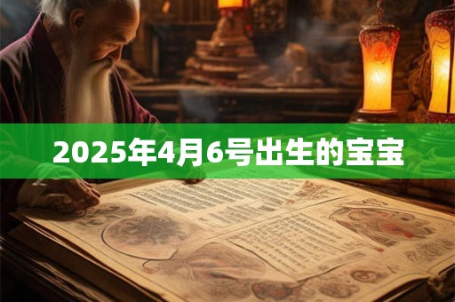 2025年4月6号出生的宝宝