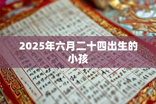 2025年六月二十四出生的小孩