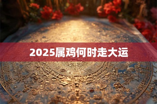 2025属鸡何时走大运